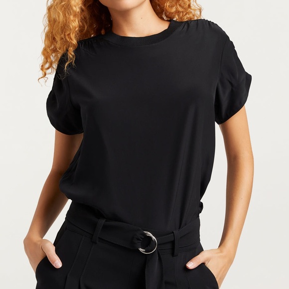 cinq a sept Lorainne Silk Top - Picture 1 of 7